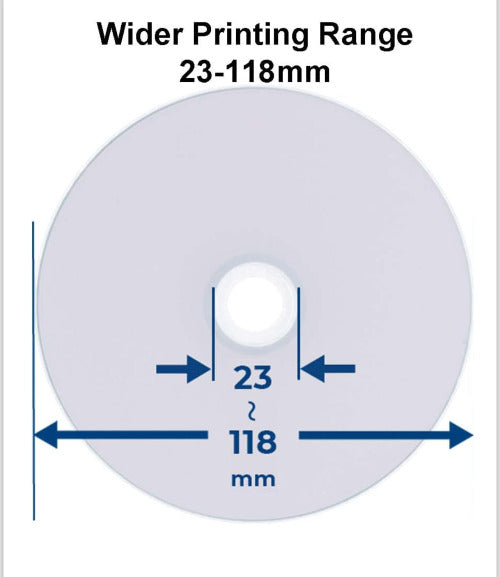 Ritek Pro White 52x CDR Thermal Printable (100 Pack) Sleeve City
