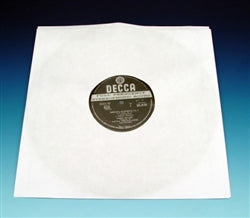 12 Black Craft & Rice Paper Vinyl Disc LP Record Sleeve - pack of 20 —  AMERICAN RECORDER TECHNOLOGIES, INC.