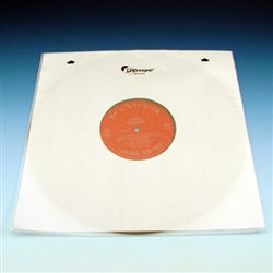 500) 7 Record Inner Sleeves - White ARCHIVAL Paper ACID FREE 45rpm - #07IW  844568040678