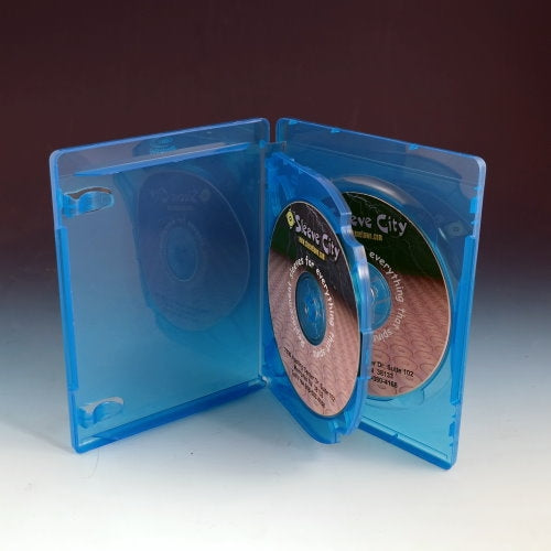 Triple Blu-Ray DVD Cases | Sleeve City