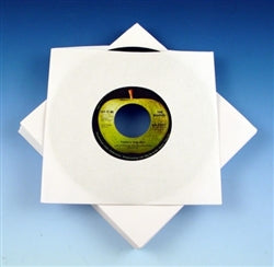 BCW Paper Record Sleeves 45 RPM - Square Corners - With Hole 50 BCW Paper Record Sleeves 45 RPM - Square Corners - With Hole 50