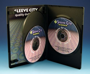 Slim Budget 3-Disc DVD Case with Full Sleeve