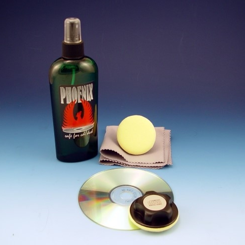 Phoenix CD / DVD Cleaning Kit 4 oz. | Sleeve City Phoenix CD / DVD Cleaning Kit 4 oz. | Sleeve City