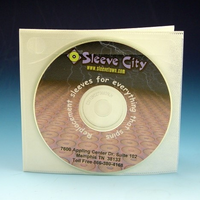 Tamper Resistant CD Pocket All Clear (100 Pack)