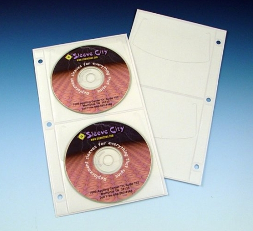 Univenture 4 Disc Half Binder Page (10 Pack)