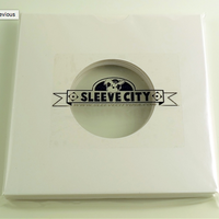 7 Inch Die-Cut White Jacket for 45s (10 Pack)