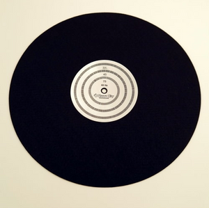 Anti-Static Turntable Mat with Strobe Pattern (60 Hz)