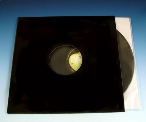 Black Die-Cut LP Jacket with Center Hole SAMPLE