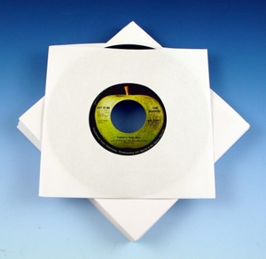 7 Inch White Paper 45 Sleeve SAMPLE