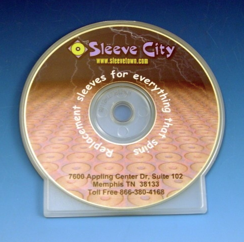Budget Clamshell CD Holder in Clear SAMPLE