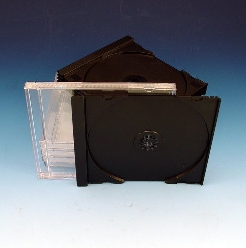 Single Premium CD Jewel Case Black Tray Unassembled SAMPLE