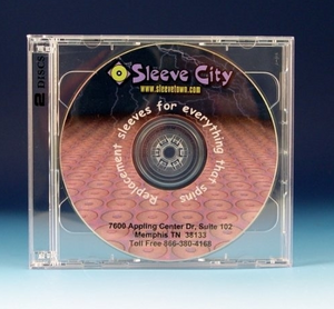 Slim Double Jewel Case with ClearTray Assembled  SAMPLE