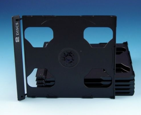 2-CD Smart Tray Black Sample